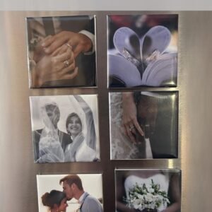 Custom Wedding Photo Magnets – Personalized Memory Keepsakes | Cherish Special Moments from Your Big Day